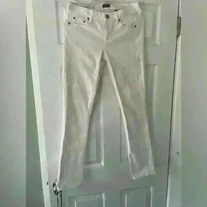 J.Crew Matchstick White Denim Jeans - B54